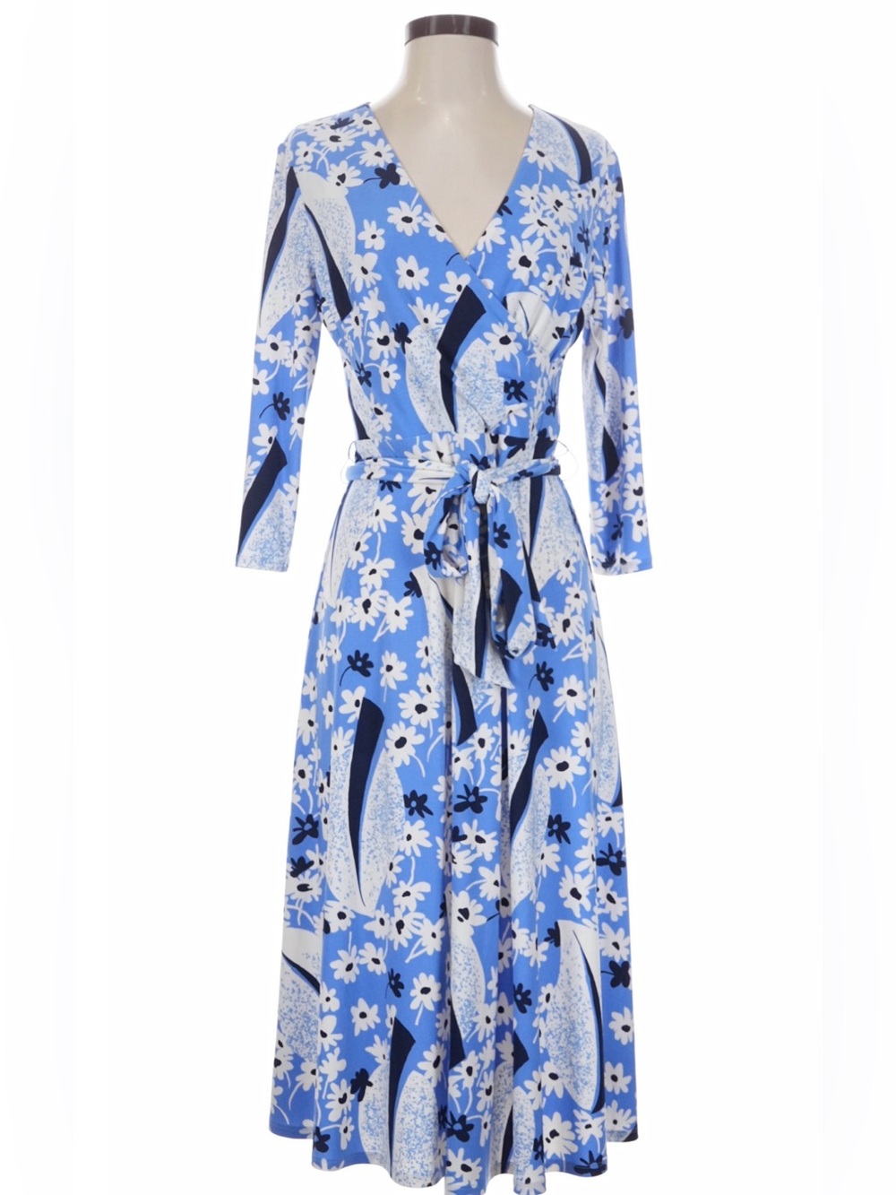 Brand New! Lauren Dresses Ralph Lauren Floral Surplice Jersey Dress ...Size 16